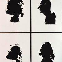 Mini-caricatures by (c) Jeanet Willems, Eurocature 2025